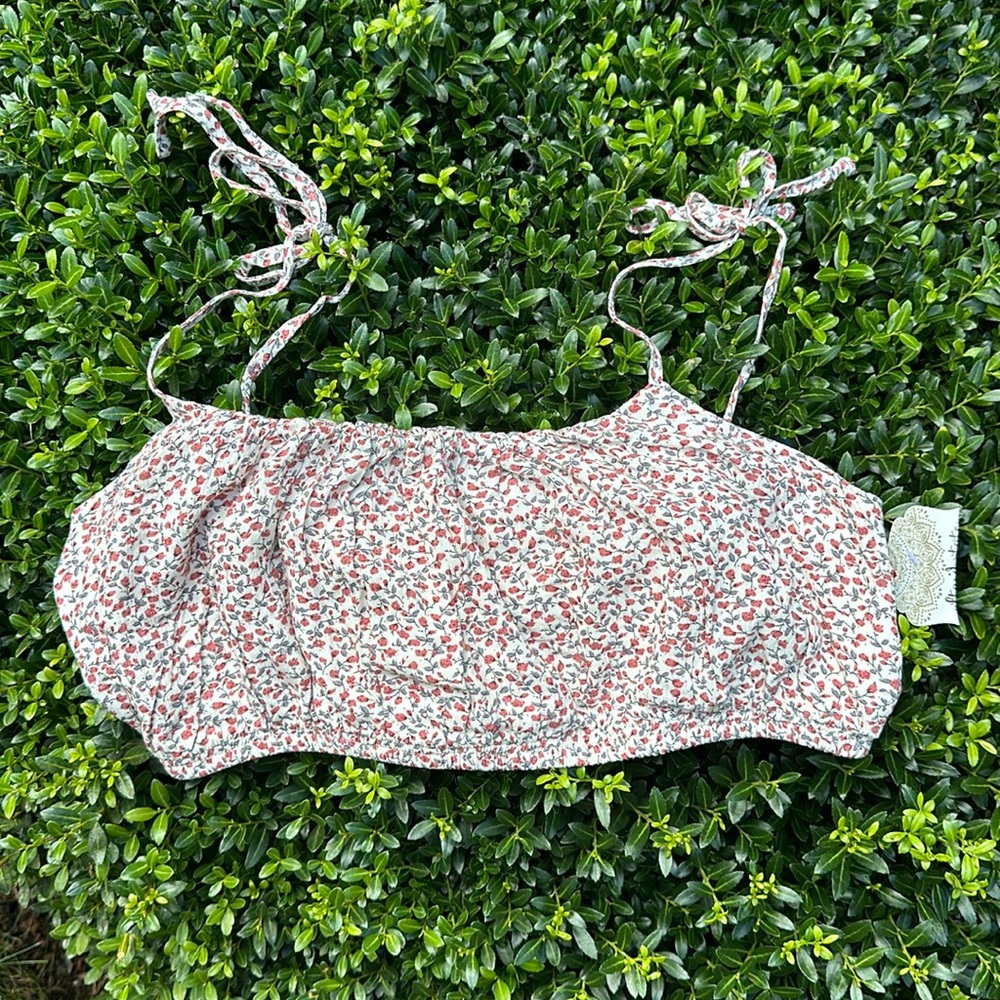 New Altar'd State Bustier Cropped Top Bralette L
